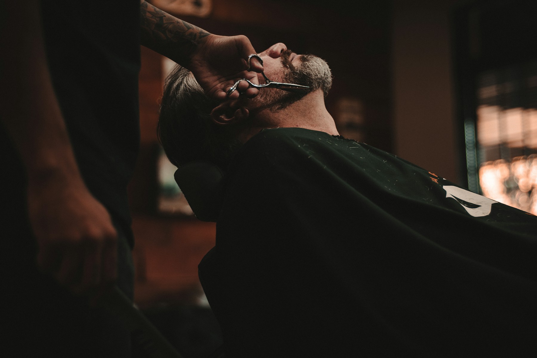 Illustrative beard grooming